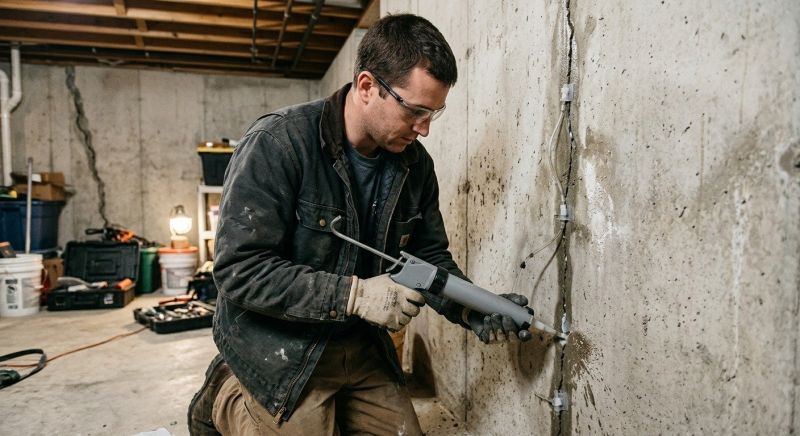 Basement Crack Repair in Oldham County, KY