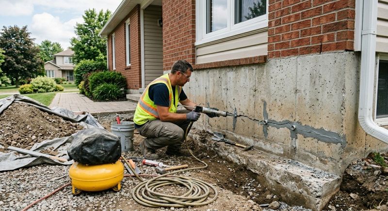Basement Foundation Repair in Charlestown, IN
