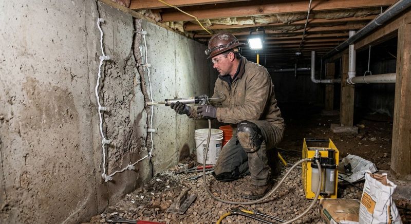 Basement Foundation Repair in New Albany, IN