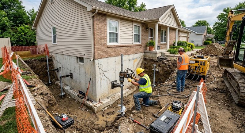 Building Foundation Repair in Madison, IN