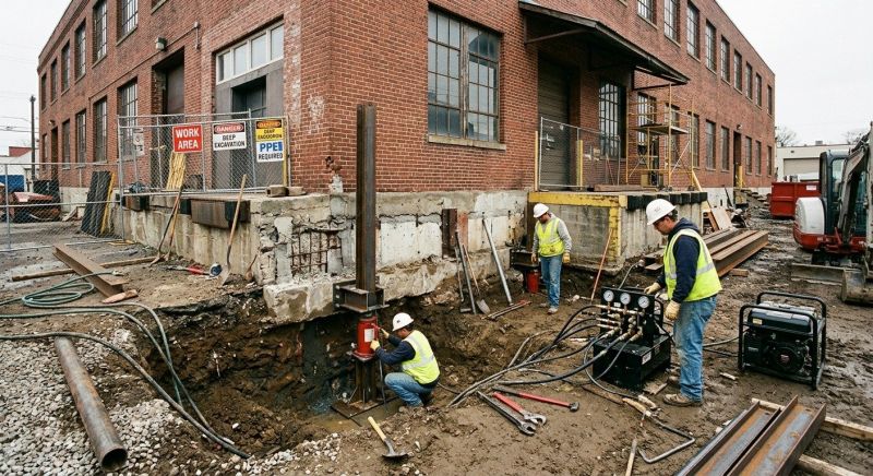 Building Foundation Repair in Sellersburg, IN