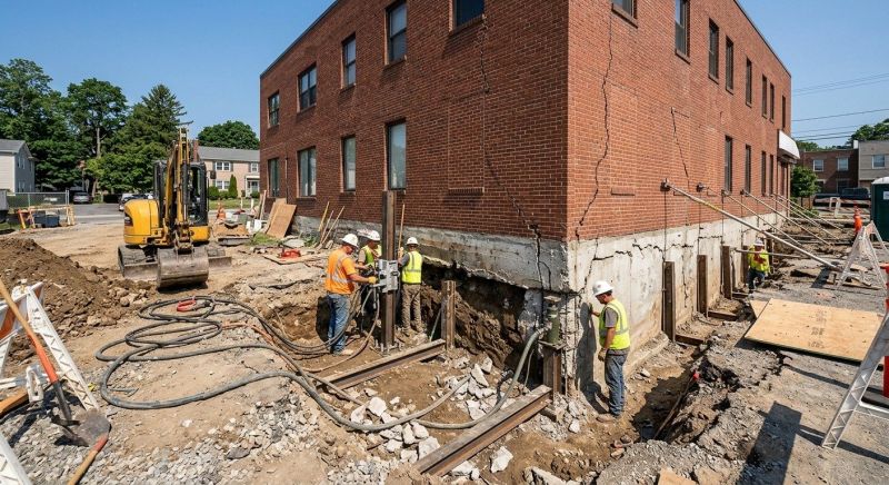 Building Foundation Repair in Smithfield, KY