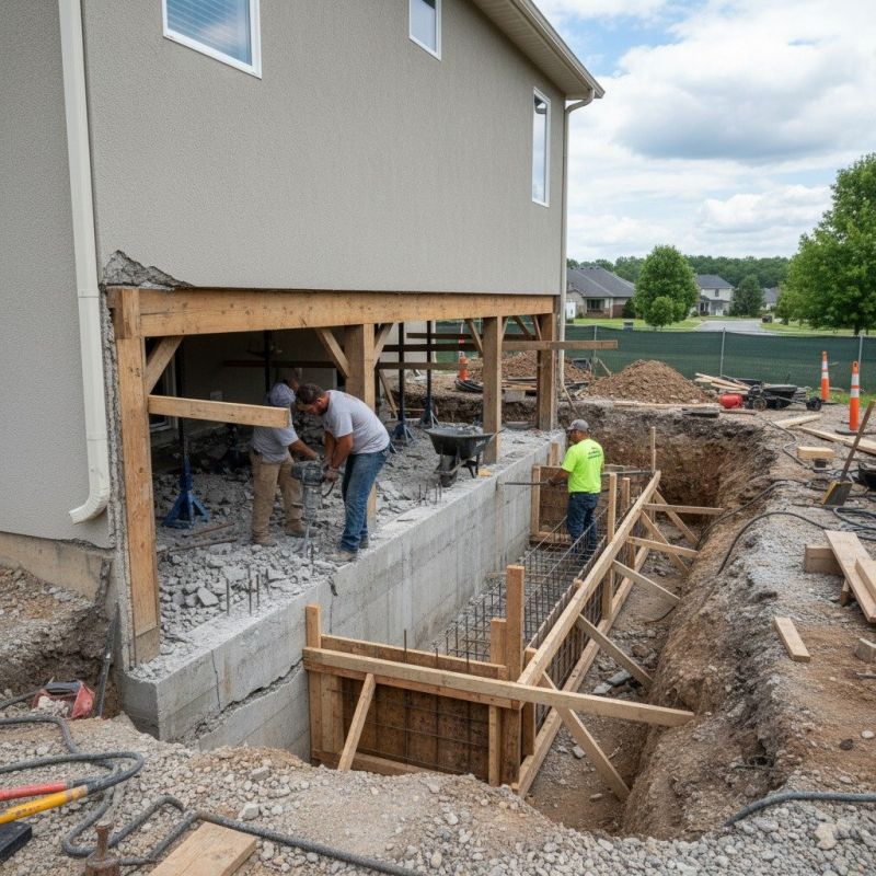 Concrete Foundation Repair in Prospect, KY