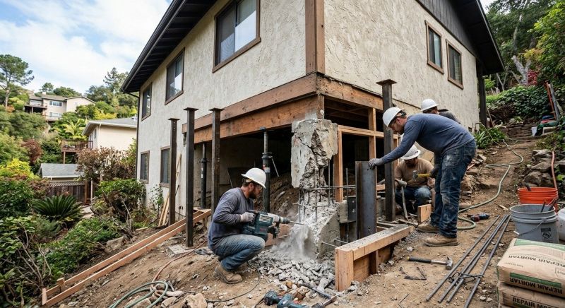 Concrete Foundation Repair in Shelbyville, KY