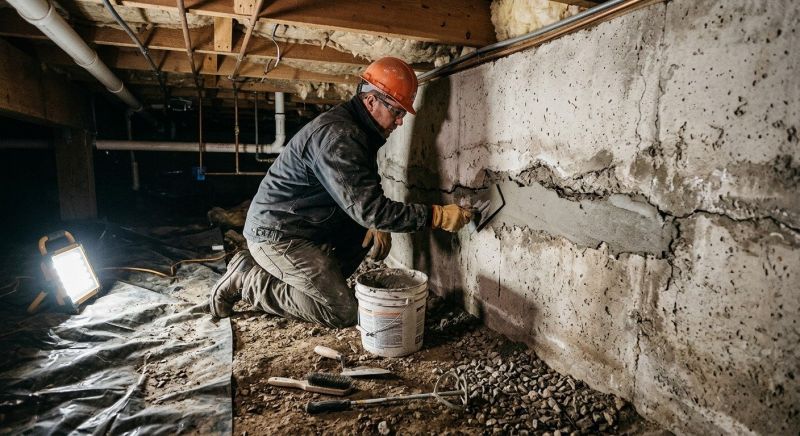 Cracked Foundation Repair in Eminence, KY