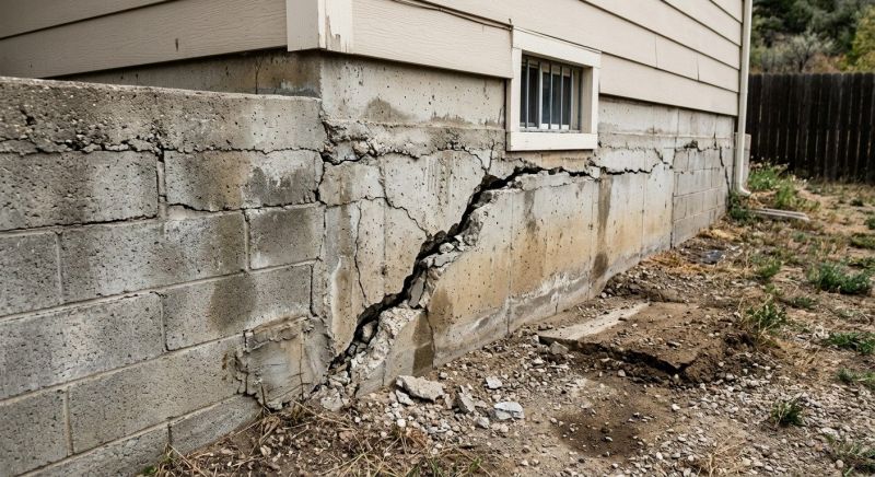 Cracked Foundation Repair in New Albany, IN