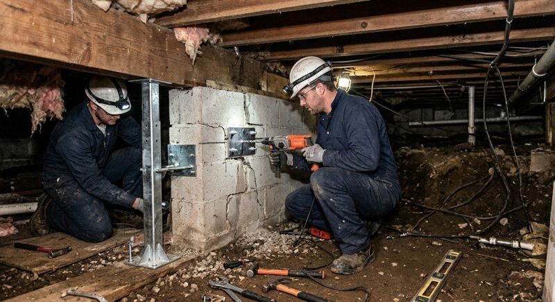 Crawlspace Foundation Repair in Henry County, KY