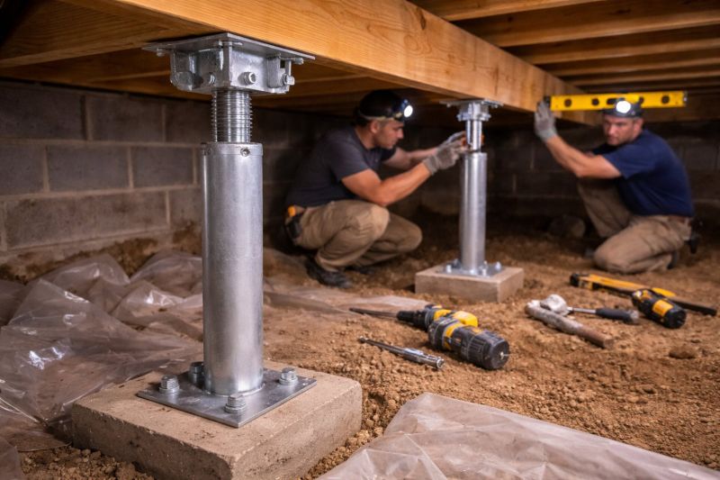 Crawlspace Structural Repair in Oldham County, KY