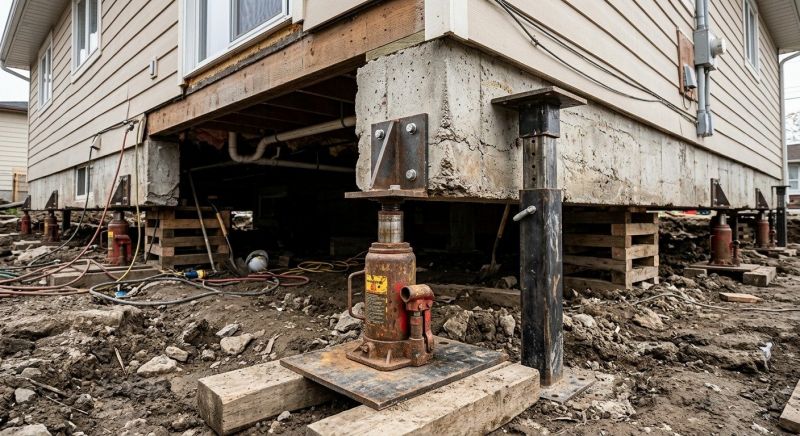 Foundation Jacking in Henry County, KY