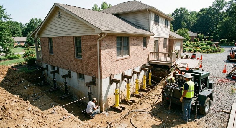 Foundation Jacking in Oldham County, KY