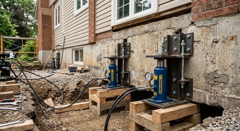 Foundation Jacking in Shelbyville, KY