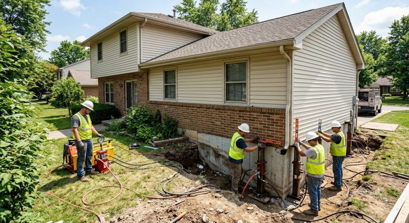 Foundation Jacking in Smithfield, KY