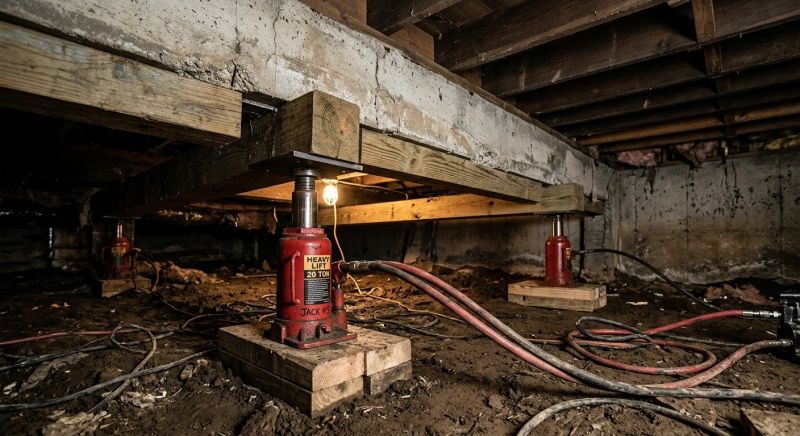 Foundation Jacking in Taylorsville, KY