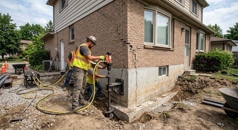 Foundation Lifting in Charlestown, IN