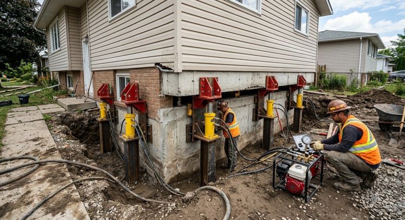 Foundation Lifting in Charlestown, IN
