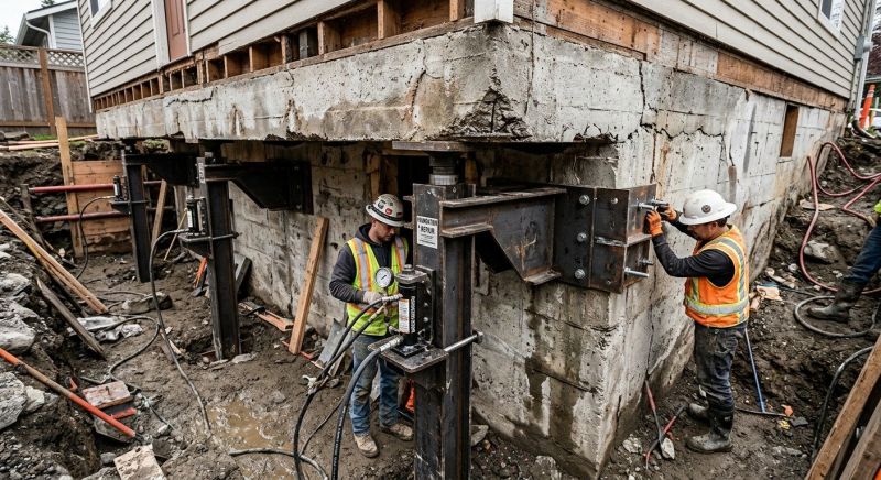 Foundation Lifting in La Grange, KY
