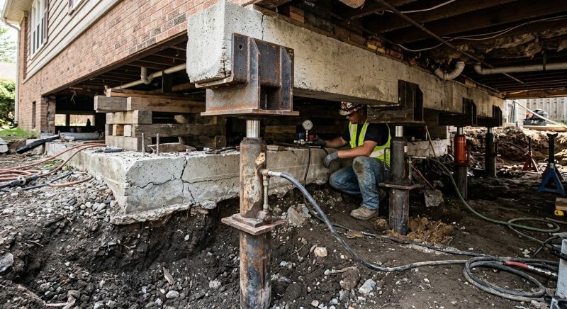Foundation Lifting in Madison, IN