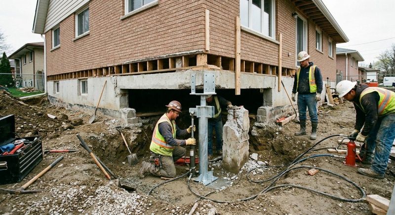 Foundation Pier Repair in Oldham County, KY