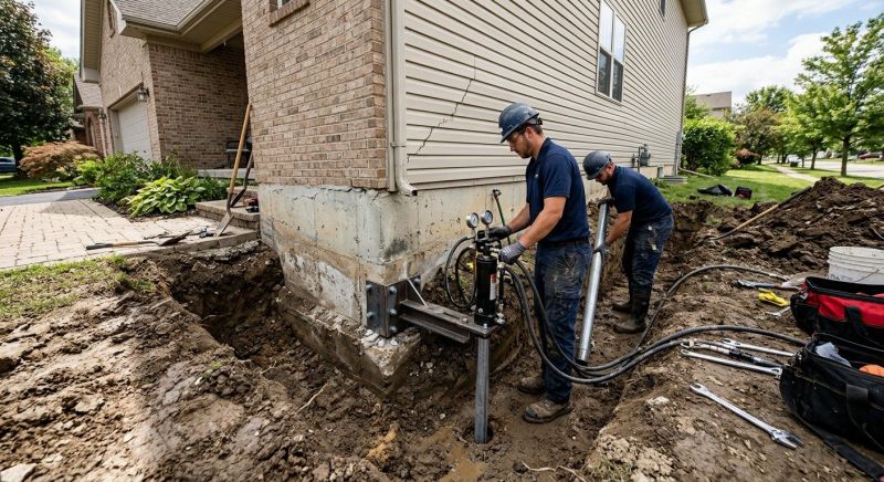 Foundation Settlement Repair in Oldham County, KY