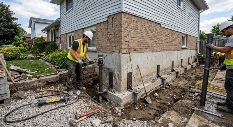 Foundation Stabilizing in Eminence, KY