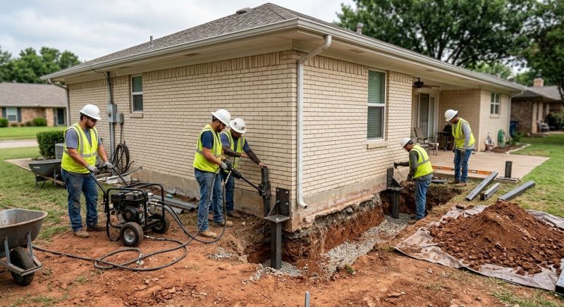 Foundation Stabilizing in La Grange, KY