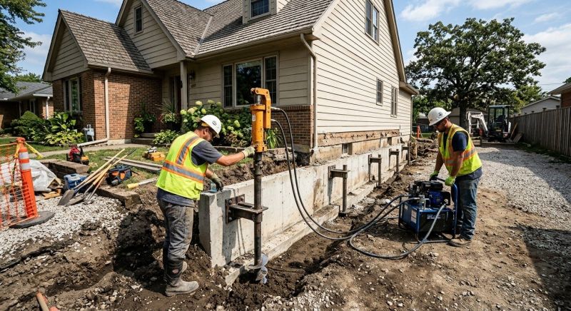 Foundation Stabilizing in Oldham County, KY