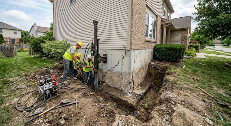 Foundation Stabilizing in Sellersburg, IN