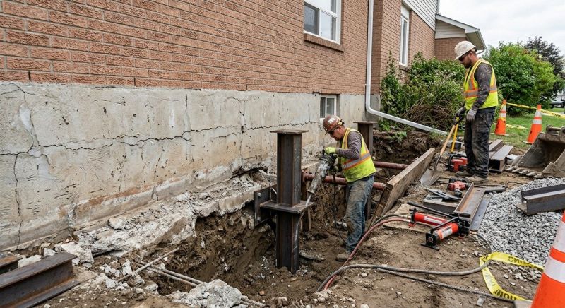 Foundation Structural Repair in Charlestown, IN