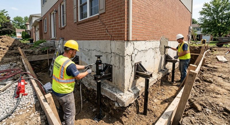 Foundation Structural Repair in Shelbyville, KY