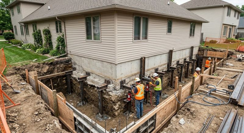 Foundation Underpinning in Oldham County, KY