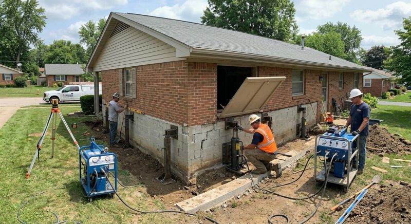 Home Foundation Leveling in Memphis, IN