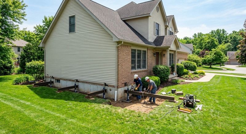 Home Foundation Leveling in New Albany, IN