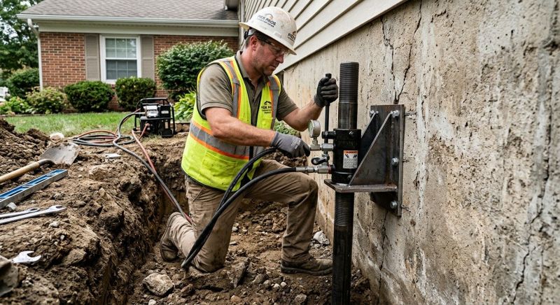 Home Foundation Leveling in Trimble County, KY