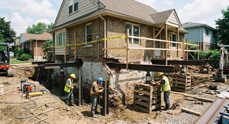 House Foundation Repair in Henry County, KY