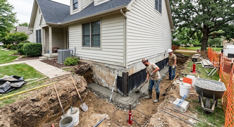 House Foundation Repair in Shelbyville, KY