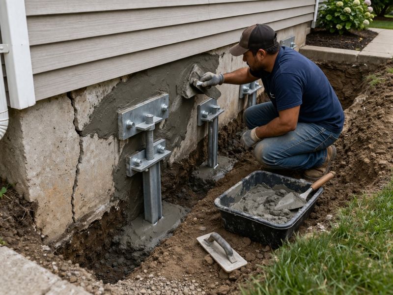 House Foundation Repair in Smithfield, KY