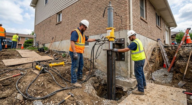 Settling Foundation Service in Henry County, KY