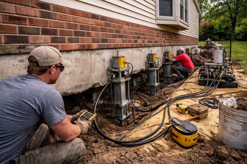 Settling Foundation Service in Sellersburg, IN