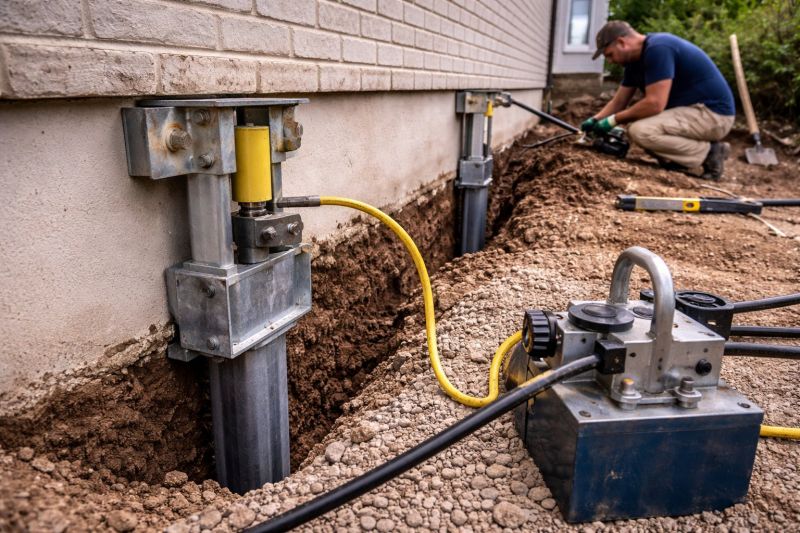 Sinking Foundation Repair in New Albany, IN