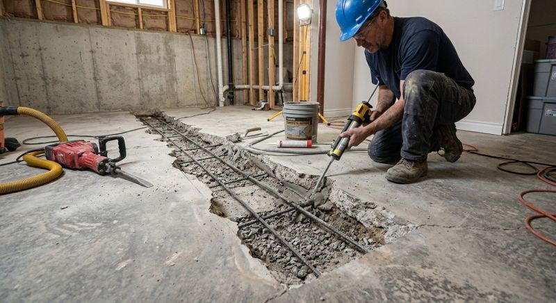 Slab Foundation Repair in Oldham County, KY
