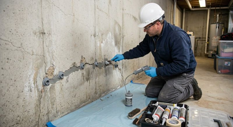 Structural Crack Repair in Oldham County, KY