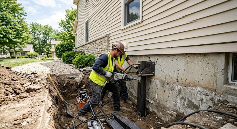 Structural Foundation Repair in Jeffersonville, IN