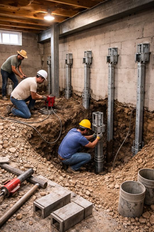 Structural Underpinning in Oldham County, KY