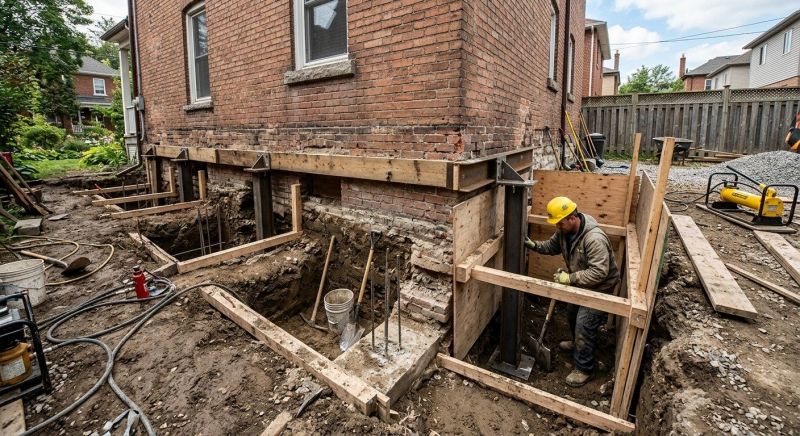 Structural Underpinning in Oldham County, KY