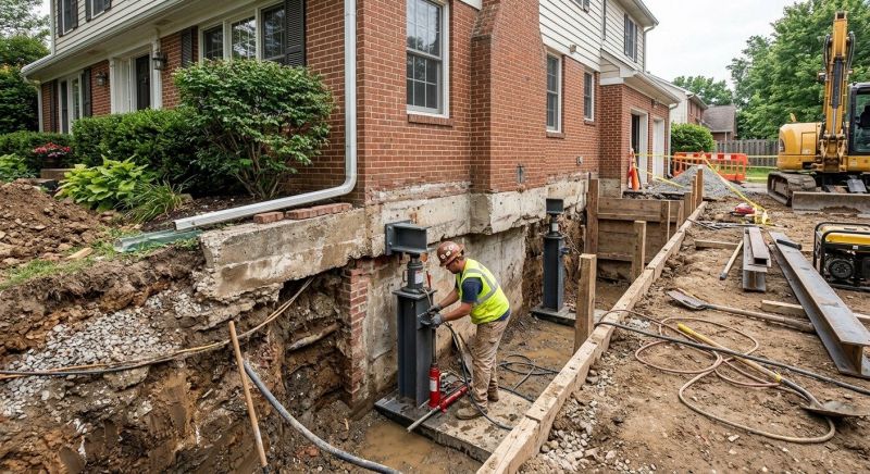 Underpinning Repair in Oldham County, KY